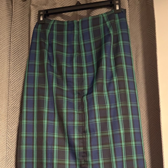 J Crew Collection Tartan Plaid Ruffle Skirt Size 0 - Picture 2 of 7